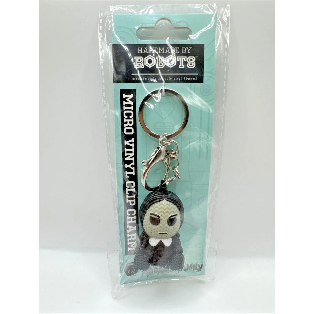 Handmade by Robots - Wednesday, Addams, The Addams, Family,‎ Key Chain, New